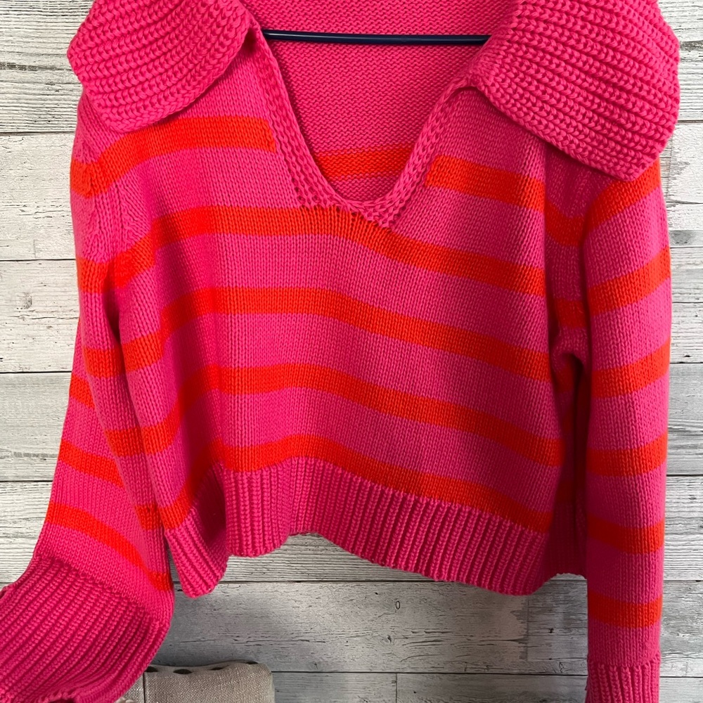 Beautiful bright colored sweater!
